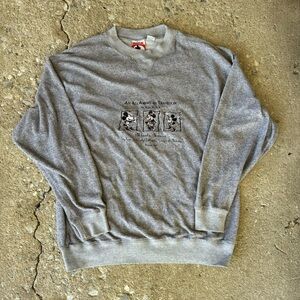 Minnie‎ Mouse Disney Mickey Inc. Embroidered Women's Crewneck - M